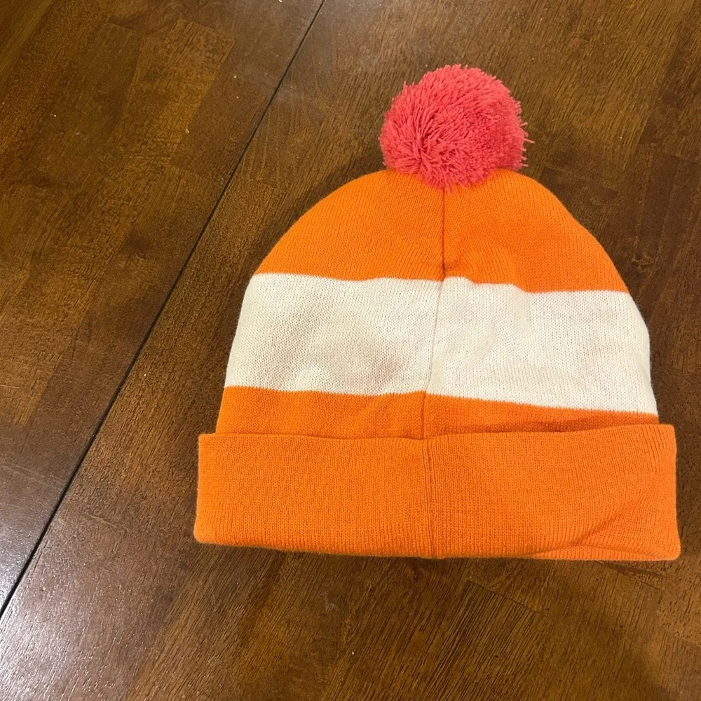 Dunkin' Orange and Cream Beanie with Pom Pom - Picture 2 of 2